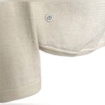 Lululemon Womens Sit in Lotus Sweater in Heathered Light Ivory Size 10 Photo 5