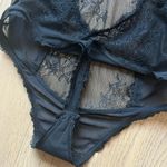 Abercrombie & Fitch Abercrombie Black Vintage Lace Bodysuit Photo 6