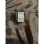 Josephine Chaus Womens Jacket Brown Lapel Collar Long Sleeve Lined 3 Button Open Photo 7