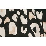 Free People Bare It All Tank Bodysuit Black Animal Print Cowl Neck Size L NWT Photo 6