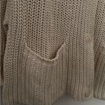 Andrea Jovine  Cream Knit Cardigan Photo 2