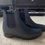 Rain Boots Black Size 8 Photo 0