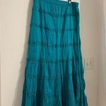 K jordan 100% cotton turquoise skirt with gem detail size M Size M Photo 0