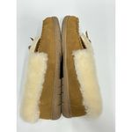 Lands' End Womens Moccasin Slippers Fluffy Lined Inddor Outdoor Sz 10 Brown EUC Photo 5