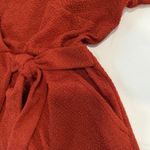 Torrid NWT ‎ Red Orange Textured Knit Surplice Wrap Dress Size 2X Photo 5
