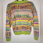 Vintage fun vibrant colors sweater Pink Photo 2