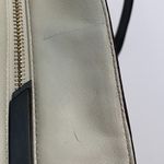 Coach White Leather Pleated East/West Gallery Tote Shoulder Bag Purse Photo 8