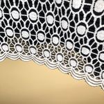 Roz & Ali  Bell Sleeve lace dress black/white lined Photo 3