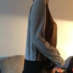 Forever 21 Brown and grey Suede sweater Photo 6