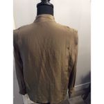 Vintage British Crown Colony Hong Kong 100% Silk Blouse Womens Size 6 Photo 2