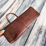 wilson's leather Vintage Wilson’s Leather Brown Leather Shoulder Bag Photo 5