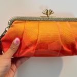 Coach Ombré Kisslock Frame Clutch w/ Python Piping Photo 8