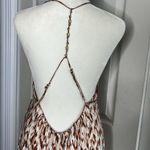 Aerie  front slit Animal Print Boho Maxi Summer Dress Photo 5