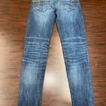 American Eagle Super Super Stretch Jeggings Distressed Jeans Size 00 Short Photo 2