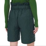 Cider  Emerald Green Quilted Midi Shorts Size X-Small NWT Photo 1