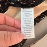 Adrianna Papell  black lace nude lined cap sleeve sheath dress 8 Photo 7