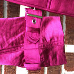 INC Raspberry pink trench satin coat Medium Photo 14