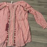 ZARA  trf Collection Red White Boho Dress; Small Women’s Photo 3