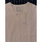 FIGS Catarina Top Women's Scrub V-neck Tan Sz 2Xsmall Photo 1