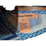 Flying Tomato Halter Top Blue Floral Tank Sz XS Photo 3