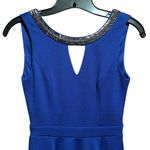 XOXO Elegant Royal Blue cut out Sleeveless Beaded Dress size XS BNWT- never worn Photo 1