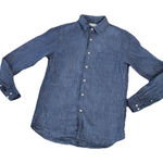 Uniqlo  Women’s Shirt Small 100% Linen Button Up Photo 0