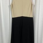 J. McLaughlin Beige&Black Sleeveless Sheath Dress Sz.XS Photo 6