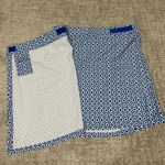 RipSkirt Hawaii Wrap Skirt Womens Medium White Blue Length 2 Beach Adjustable Photo 2