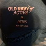 Old Navy Active Turquoise Flash Lightning Bolt Mesh Sports Bra Sz XL Criss Cross Photo 1