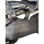 Rachel Comey  women's juno wedge Platform Sandals‎ Reptile Texture navy size 10 Photo 4