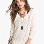 Free People SHAGGY BEAR PULLOVER SONGBIRD CREAM IVORY WHITE SWEATER XS Photo 0