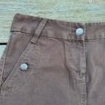 J.Crew Chocolate Brown  Chino Mini Skirt Cotton Denim Skirt Photo 1
