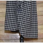 Madewell  Black & White Plaid Midi Shirt Dress Size M Long Sleeve Pockets Buttons Photo 6