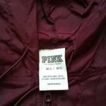 PINK - Victoria's Secret Burgundy Anorak windbreaker Photo 5