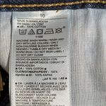 Old Navy High-Rise Slouchy Straight Blue Jean Shorts Classic Cut-Off Size 10 Photo 4