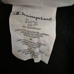 Champion Black Reverse Weave Embroidered Cropped Hoodie Sweatshirt Photo 8