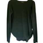 Athleta green long sleeved knit sweater keyhole back open back women's XS Photo 0