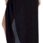 AQUA Swim Womens Black Sarong Beachwear Skirt Cover Up Size XS/S NWT Photo 1