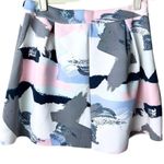 Cotton On NEW  Coco Bubble Skater Skirt Paint Strokes Abstract Small Photo 6