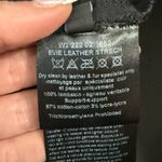 Joseph  Black Lambskin Leather Low Rise Evie Zip Ankle Skinny Pants Size 40 / 8 Photo 4