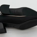 Vivaia Melody Pro Square Toe Chunky Heel Old Money Knit Comfort Black Ivory 7 Photo 5