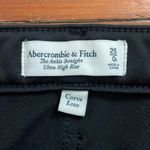 Abercrombie & Fitch Abercrombie denim faux leather curve Love Ultra High Rise Ankle Straight Jean 0R Photo 3