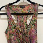 Karma Highway Pink & Green Paisley Floral Racerback Romper Size undefined Photo 1