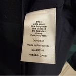 Talbots  Wool Blend Black Watch Plaid Flounce Sleeve Shift Dress Size 16 Photo 4