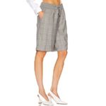 R13 Grey Wool Plaid Baggy Shorts NWT Size XS Photo 13