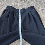 St. John  Basics Black Knit Stretch Pull On High Rise Pants Photo 8