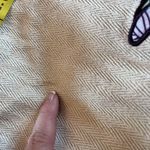 Disney Park Minnie Mouse CanvasTote Bag/Beach Bag/Purse 14x13, Beige Embroider Photo 2