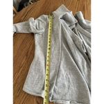 Bordeaux  Gray Open Drape Front Cardigan Jacket Size M Photo 9
