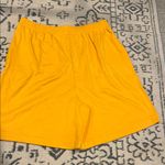 Karen Scott NWT Vintage Yellow Gold Casual Mom Shorts Large Photo 3