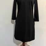 Nicole Miller Women Black Casual & Formal 3/4 Sleeve Round Neck Dress Size S Photo 3